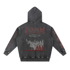 Snow Wash Fleece Oversize Hoodie