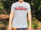 grey founder's tee front graphic outdoors